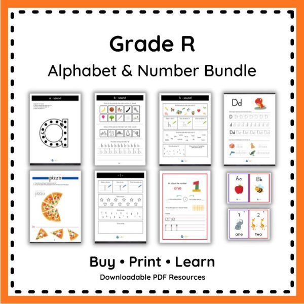 Grade R – Alphabet & Number Bundle – The Early Learning Toolbox